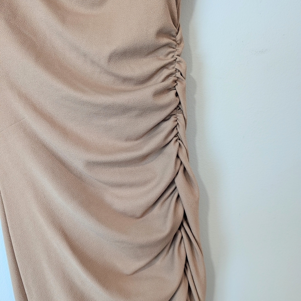 Anthropologie Tan Sleeveless Dress Sz Xs - Picture 3 of 13